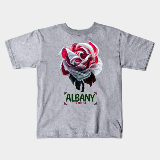 Albany Georgia Kids T-Shirt by MoMido